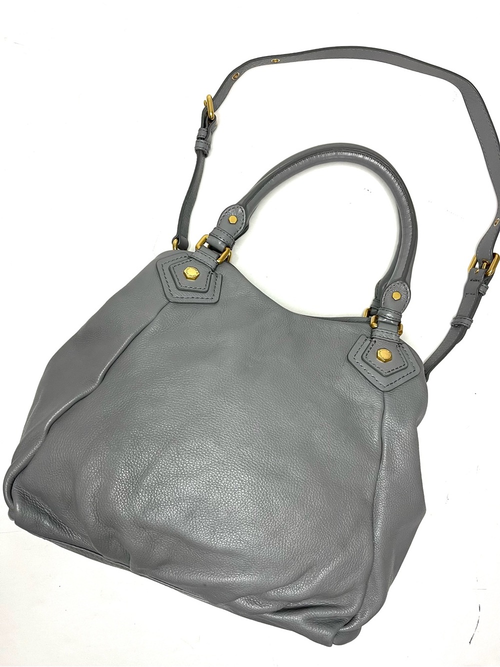 Marc by Marc Jacobs Classic Q Francesca Tote in Gray Leather - Picture 8 of 13
